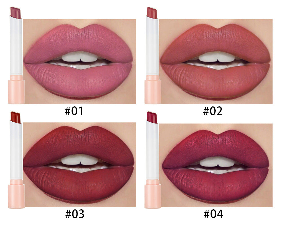 4PCS Matte Velvet Cigarette Lipstick Set