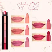 5 Color Velvet Matte Compact Lipstick